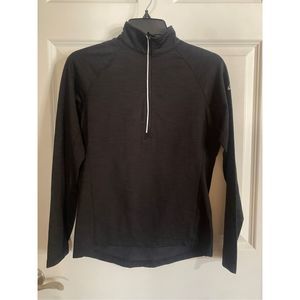 Asics Women’s Black Quarter Zip Athletic Jacket Size XS